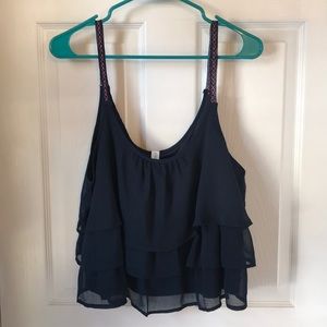Aeropostale Ruffle Tank